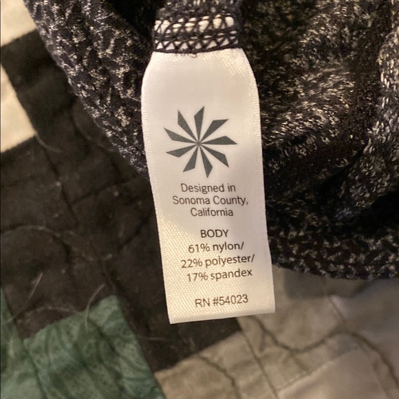 Athleta Gray Patterned  Leggings - Picture 3 of 5